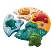 Obrazek Drewniane puzzle zwierzęta morskie