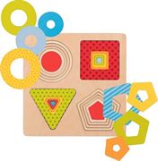 Obrazek Puzzle warstwowe - 4 kształty geometryczne GOKI