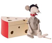 Obrazek Szczurek w pudełku w kształcie sera MAILEG