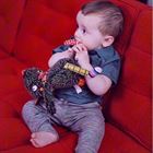 Obrazek Mister Wilk - przytulanka sensoryczna dla niemowląt EBULOBO