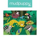 Obrazek Puzzle sensoryczne z miękkimi aplikacjami Tropikalny Las 42 elementy 3+ MUDPUPPY