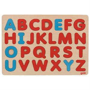Obrazek Układanka - puzzle literki w stylu Montessori GOKI