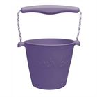 Obrazek Scrunch Bucket - składane wiaderko do wody i piasku purpurowy SCRUNCH