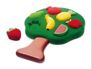Obrazek Sorter sensoryczny - puzzle 3D Owoce RUBBABU