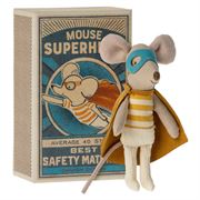 Obrazek Myszka Super Bohater Hero w pudełku od zapałek MAILEG